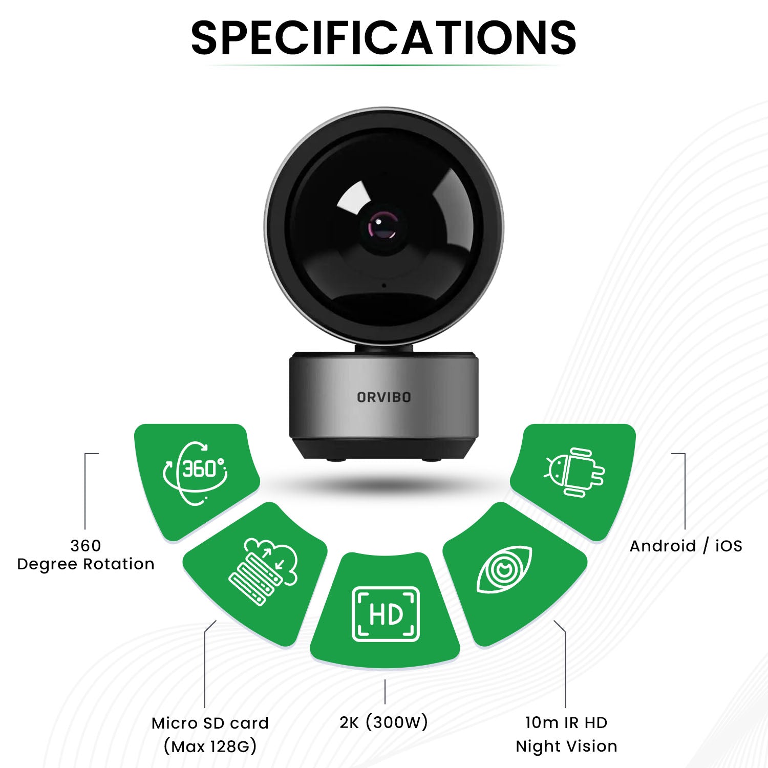 2K Wireless Smart IP Camera S1 ORVIBO 2K Wireless Smart IP Camera S1 ORVIBO